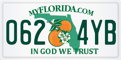 FL license plate 0624YB