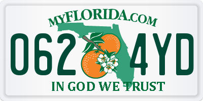 FL license plate 0624YD