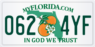 FL license plate 0624YF
