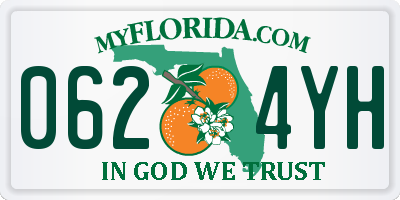 FL license plate 0624YH