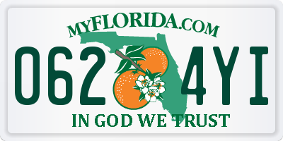 FL license plate 0624YI