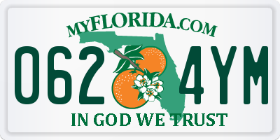 FL license plate 0624YM