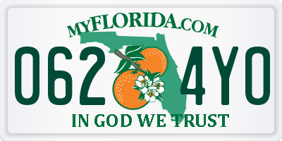 FL license plate 0624YO