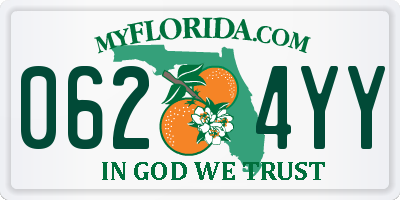 FL license plate 0624YY
