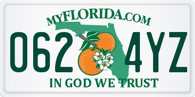 FL license plate 0624YZ