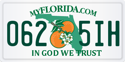 FL license plate 0625IH