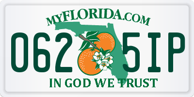 FL license plate 0625IP