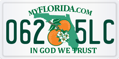 FL license plate 0625LC