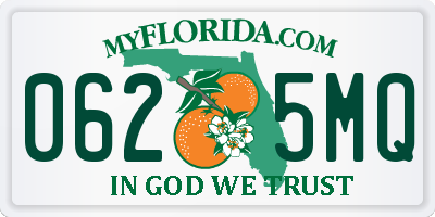 FL license plate 0625MQ
