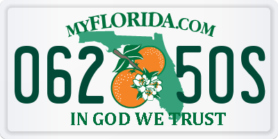 FL license plate 0625OS