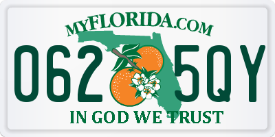 FL license plate 0625QY