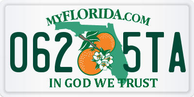 FL license plate 0625TA
