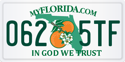 FL license plate 0625TF