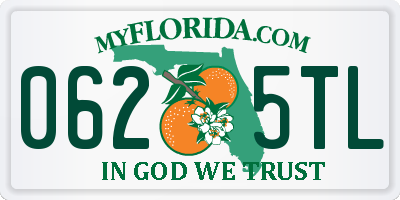 FL license plate 0625TL