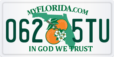FL license plate 0625TU