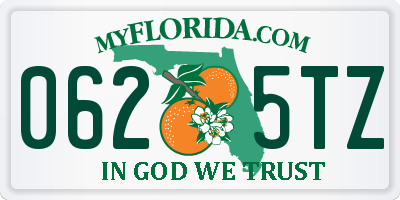 FL license plate 0625TZ