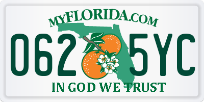 FL license plate 0625YC