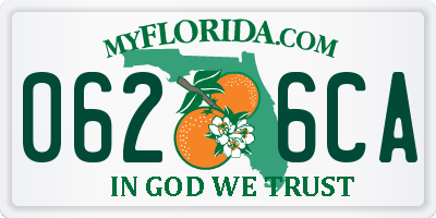 FL license plate 0626CA