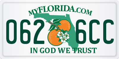 FL license plate 0626CC