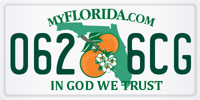 FL license plate 0626CG