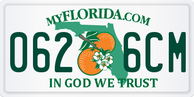 FL license plate 0626CM