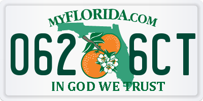 FL license plate 0626CT