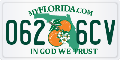 FL license plate 0626CV