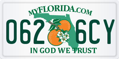 FL license plate 0626CY