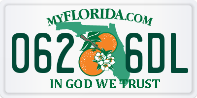 FL license plate 0626DL