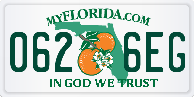 FL license plate 0626EG