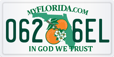FL license plate 0626EL