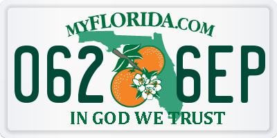 FL license plate 0626EP