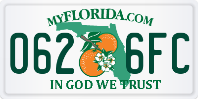 FL license plate 0626FC