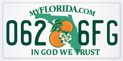 FL license plate 0626FG