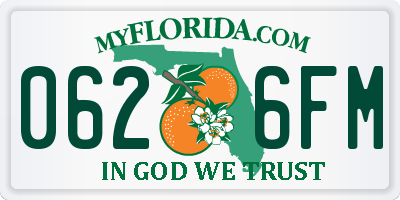 FL license plate 0626FM