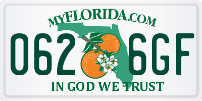 FL license plate 0626GF