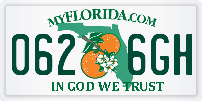 FL license plate 0626GH