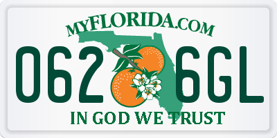 FL license plate 0626GL