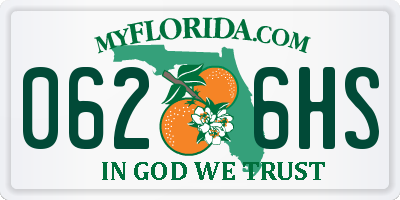 FL license plate 0626HS