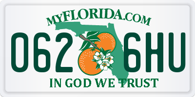 FL license plate 0626HU