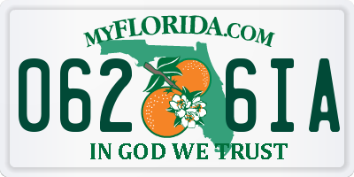 FL license plate 0626IA