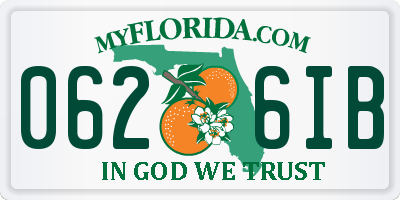 FL license plate 0626IB