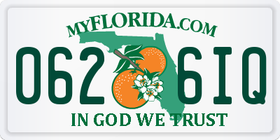 FL license plate 0626IQ