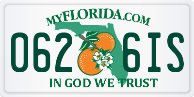 FL license plate 0626IS