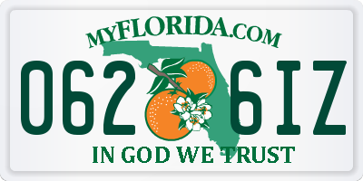 FL license plate 0626IZ