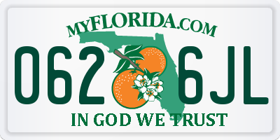 FL license plate 0626JL