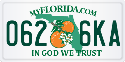FL license plate 0626KA