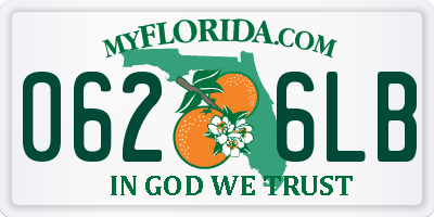 FL license plate 0626LB