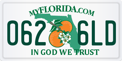 FL license plate 0626LD