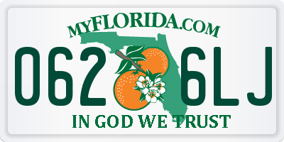 FL license plate 0626LJ